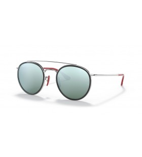 Ray-Ban RB3647M Scuderia Ferrari Collection M(51-22)ì€ ë Œì¦ˆì™€ ì€ìƒ‰ êµ¬ì¡° ìƒ‰ì•ˆê²½