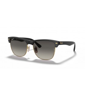 Ray-Ban RB4175Clubmaster 대형 L(57-16)그레이트 렌즈 및 프레임 검 선글라스