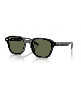 Ray-Ban RB4458D XL(65-18 일)녹색 렌즈 및 프레임 검 선글라스