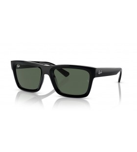 Ray-Ban RB4396F 워렌 바이오 기반 XL(57-20)녹색 렌즈 및 프레임 검 선글라스