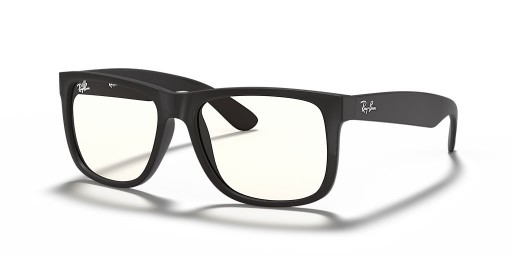 Sunčane naočale Ray-Ban RB4165 Justin Clear S (54-16) sa prozirnim staklima i crni okvir