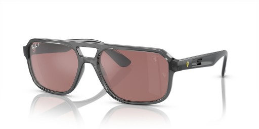 Sunčane naočale Ray-Ban RB4414M Scuderia Ferrari Collection L (58-17) od srebrne boje leće i siva okviri