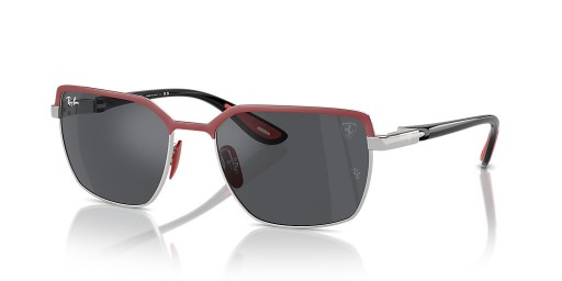 Sunčane naočale Ray-Ban RB3743M Scuderia Ferrari Collection XXL (58-19) sa sivim staklima i crveni okvir