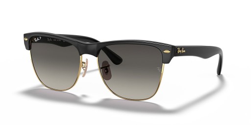 Sunčane naočale Ray-Ban RB4175 Clubmaster Oversize L (57-16) sa sivim staklima i crni okvir