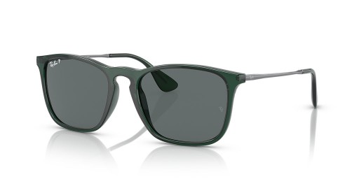 Sunčane naočale Ray-Ban RB4187 Chris M (54-18 godina) sa sivim staklima i zeleni okvir