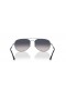 Sunčane naočale Ray-Ban RB3735 Bain Bridge XXL (60-17) s plavim staklima i srebrni okvir