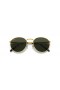 Sunčane naočale Ray-Ban RB3637 New Round XS (50-21) sa zelenim staklima i zlatni okvir