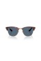 Sunčane naočale Ray-Ban RBR0504S Clubmaster Reverse L (54-21) s plavim staklima i zlatni okvir