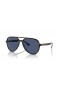 Sunčane naočale Ray-Ban RB4376 L (57-16) s plavim staklima i черепаховой okvir