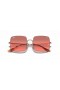 Sunčane naočale Ray-Ban RB1971 Square 1971 Classic L (54-19) sa crvenim staklima i bakrene okvir