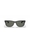 Sunčane naočale Ray-Ban RB2132 New Wayfarer Classic S (52-18) sa zelenim staklima i crni okvir