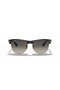 Sunčane naočale Ray-Ban RB4175 Clubmaster Oversize L (57-16) sa sivim staklima i crni okvir