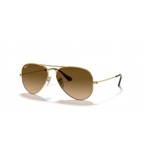SunÄane naoÄale Ray-Ban RB3025 Aviator Gradient XL (58-14) sa smeÄ‘im staklima i zlatni okvir