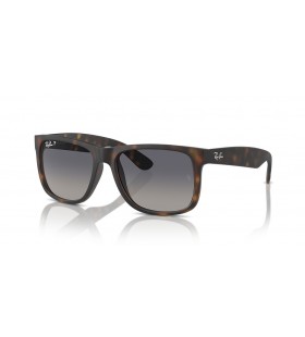 Sunčane naočale Ray-Ban RB4165F Justin Classic M (55-17) s plavim staklima i черепаховой okvir