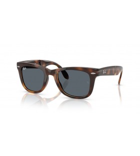 SunÄane naoÄale Ray-Ban RB4105 Folding Wayfarer Classic L (50-22) s plavim staklima i Ñ‡ÐµÑ€ÐµÐ¿Ð°Ñ…Ð¾Ð²Ð¾Ð¹ okvir
