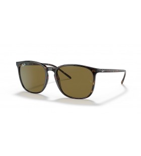 Sunčane naočale Ray-Ban RB4387F M (55-18) sa smeđim staklima i черепаховой okvir
