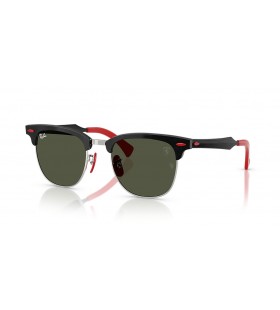 Sunčane naočale Ray-Ban RB3807M Scuderia Ferrari Collection L (51-21) sa zelenim staklima i srebrni okvir
