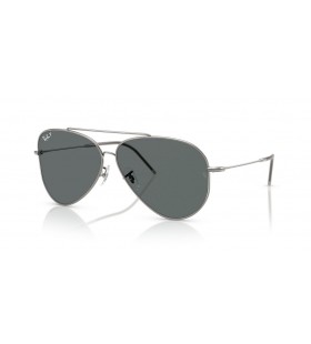 SunÄane naoÄale Ray-Ban RBR0101S Aviator Reverse L (59-11) sa sivim staklima i srebrni okvir