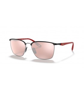 Sunčane naočale Ray-Ban RB3673M Scuderia Ferrari Collection M (56-17) sa srebrnim leće i crni okvir