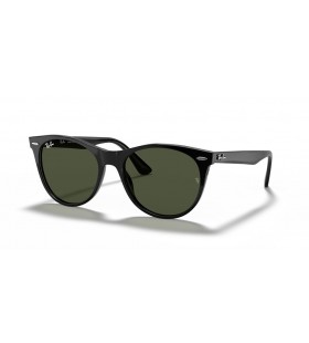 Sunčane naočale Ray-Ban RB2185 Wayfarer II Classic L (55-18) sa zelenim staklima i crni okvir
