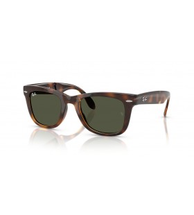 SunÄane naoÄale Ray-Ban RB4105 Folding Wayfarer Classic L (50-22) sa zelenim staklima i Ñ‡ÐµÑ€ÐµÐ¿Ð°Ñ…Ð¾Ð²Ð¾Ð¹ okvir