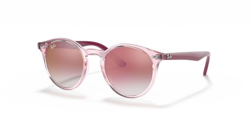 Ray-Ban RB9064S Barn XS (44 - 19) med Röda linser och Rosa ram Solglasögon