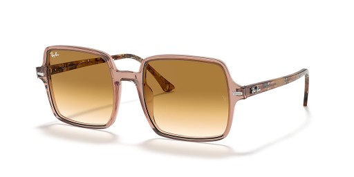 Ray-Ban RB1973 Square II L (53 - 20) med Bruna linser och Brun ram Solglasögon