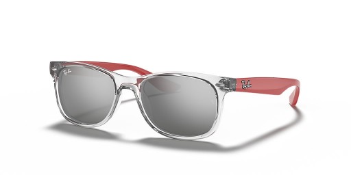 Ray-Ban RB9052S New Wayfarer Barn S (48 - 16) med Grå linser och Grå ram Solglasögon