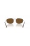 Ray-Ban RB3845 Explorer V XXL (60 - 17) med Bruna linser och Silver ram Solglasögon