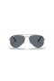 Ray-Ban RB3625 Nya Flygare XXL (62 - 14) med Blå linser och Silver ram Solglasögon