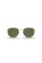Ray-Ban RB8148 Sexkantiga Titan M (51 - 21) med Gröna linser och Guld ram Solglasögon
