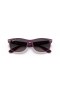 Ray-Ban Nya Wayfarer RB2132 Klassiska S (52 - 18) med Grå linser och Violett ram Solglasögon