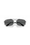 Ray-Ban RB3845 Explorer V XL (57 - 17) med Grå linser och Svart ram Solglasögon