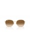 Ray-Ban RB3809 L (53 - 20) med Bruna linser och Guld ram Solglasögon