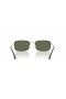 Ray-Ban RB3746 XXL (59 - 20) med Gröna linser och Svart ram Solglasögon