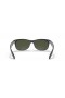 Ray-Ban RB2132F New Wayfarer Matte M (55 - 18) med Gröna linser och Svart ram Solglasögon