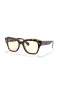 Ray-Ban RB2186 State Street Blå-Ljus Klart Utvecklas Mkr (49 - 20) med Transparenta linser och Tortoise frame Solglasögon