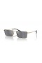 Ray-Ban RB3741 Emy Biobaserade L (56 - 17) med Grå linser och Guld ram Solglasögon