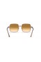 Ray-Ban RB1973 Square II L (53 - 20) med Bruna linser och Brun ram Solglasögon
