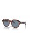 Ray-Ban RB4399 Gina L (51 - 21) med Blå linser och Brun ram Solglasögon