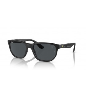Ray-Ban RB4404M Scuderia Ferrari Collection L (57 - 18) med GrÃ¥ linser och Svart ram SolglasÃ¶gon