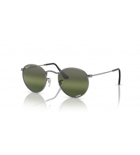 Ray-Ban RB3447 Runda Metall Chromance S (50 - 21) med Silver linser och Silver ram SolglasÃ¶gon