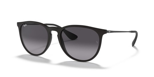 Ray-Ban RB4171F Erika Classic XL (57 - 18) Gri lensli ve Siyah çerçeveli güneş Gözlüğü