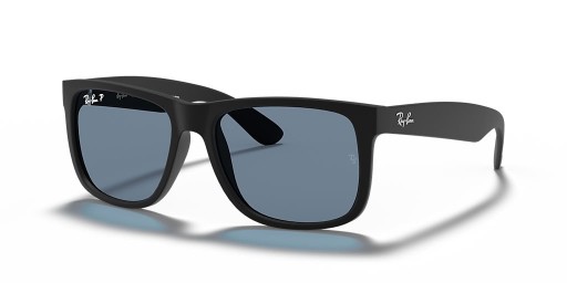 Ray-Ban RB4165F Justin Classic M (55-17) Mavi lensli ve Siyah çerçeveli güneş Gözlüğü