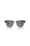 Ray-Ban RB3016 Clubmaster Classic M (49-21) Gri lensli ve Gri çerçeveli güneş Gözlüğü