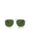 Ray - Ban RB3699 L (59-18) Yeşil lensli ve Gümüş çerçeveli güneş Gözlüklü