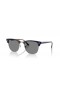 Ray-Ban RB3016 Clubmaster Classic M (49-21) Gri lensli ve Gri çerçeveli güneş Gözlüğü
