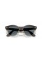 Ray-Ban RB2341 Clubmaster Way M (51-19) Mavi lensli ve Havana çerçeveli Güneş Gözlüklü