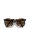 Ray-Ban RB4105 Wayfarer Katlanır Klasik L (50-22) Kahverengi lensler ve Kaplumbağa çerçeve Güneş Gözlüğü