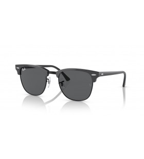 Ray-Ban RB3016 Clubmaster Classic L (51-21) Gri lensli ve Siyah çerçeveli güneş Gözlüğü